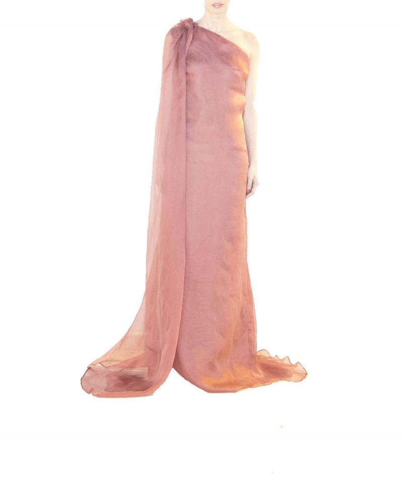 vestido asimetrico bouret silueta